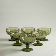 Siara Green Ice Cream Bowl Set of 6