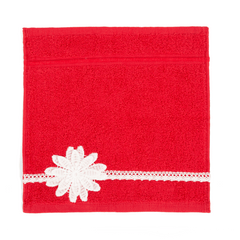 Lilia Guest Towel Red Set of 4 - Home4u