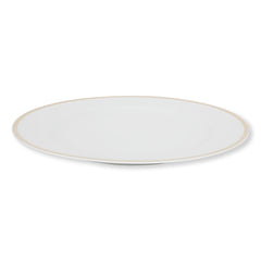 Versace White Medusa Meandre D'or Ceramic 12 Inch Service Plate