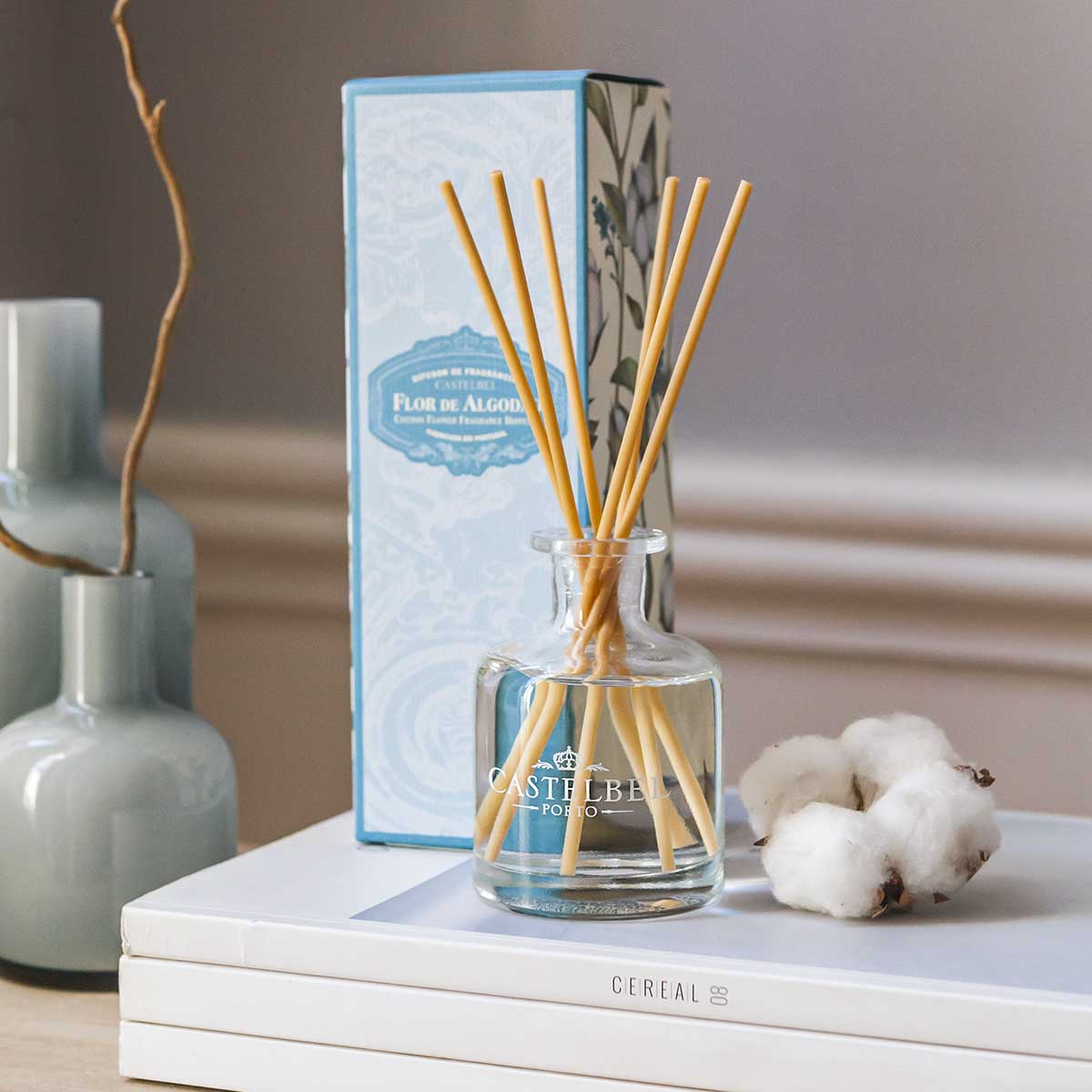 Castelbel Cotton Flower Fragrance Diffuser - 250Ml