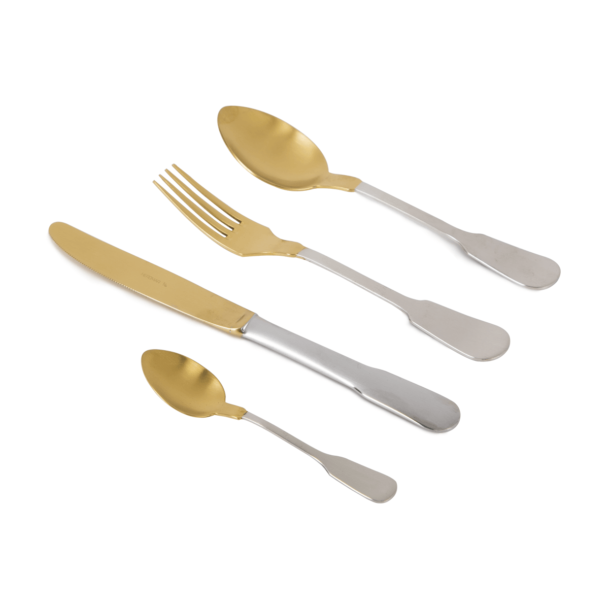 Herdmar Multi Metal Mono Cutlery - Set of 24 - Home4u